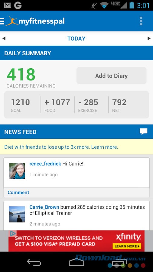 MyFitnessPal for Android