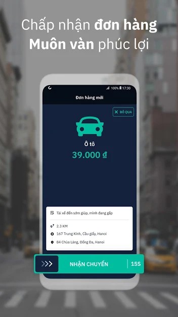 Chấp nhận đơn hàng muôn vàn phúc lợi