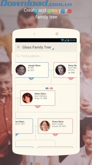 Tạo và phát triển cây gia đình của bạn