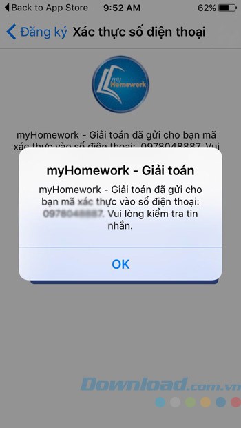 Xác thực số điện thoại