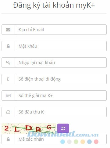 Đăng ký tài khoản