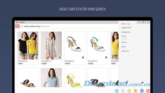 Lọc các món đồ theo nhiều tiêu chí