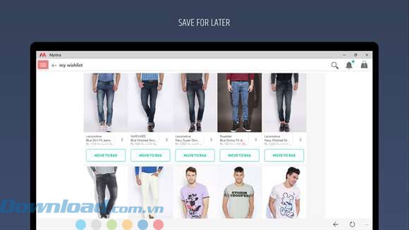 Thêm đồ vào danh sách wishlist