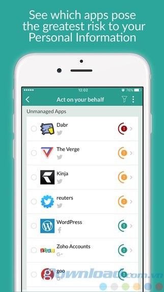 Đánh giá mức độ rủi ro của app