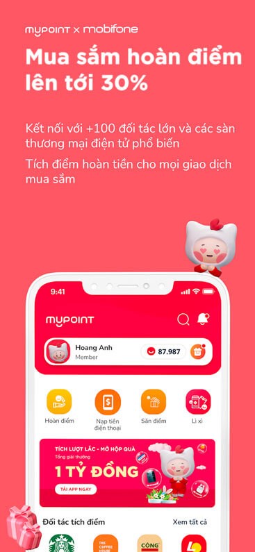 Mua sắm hoàn tiền lên tới 30%