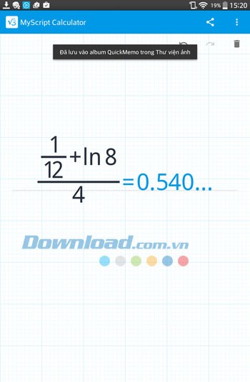 MyScript Calculator cho Android