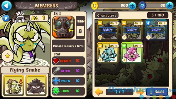 Thay đổi thành viên trong nhóm