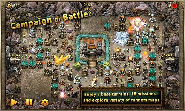 Myth Defense LF cho Android là phiên bản mobile của Myth Defense: Light Forces