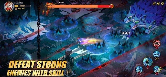 Đánh bại những kẻ thù mạnh nhất bằng kỹ năng mạnh mẽ của bạn