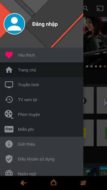 Giao diện cá nhân trên MyTV Net