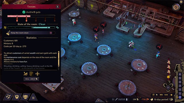 Xây dựng và trang trí từng căn phòng với các đồ vật, nội thất có sẵn