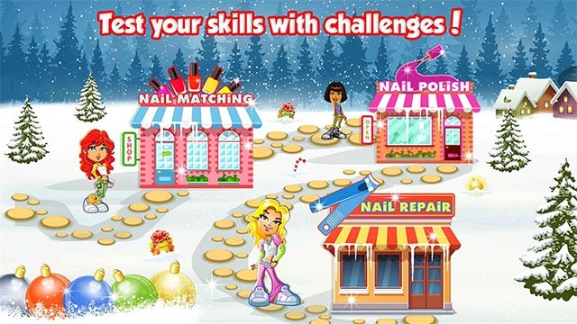 Ghé thăm 1 trong 3 cửa tiệm làm móng và thể hiện kỹ năng của bạn