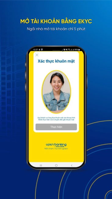 Mở tài khoản với công nghệ eKYC