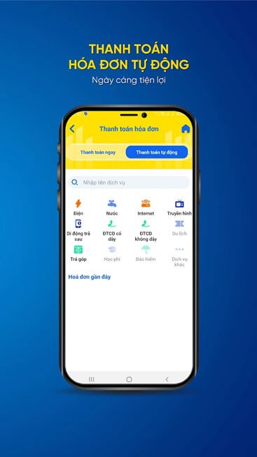 Thanh toán hóa đơn tự động