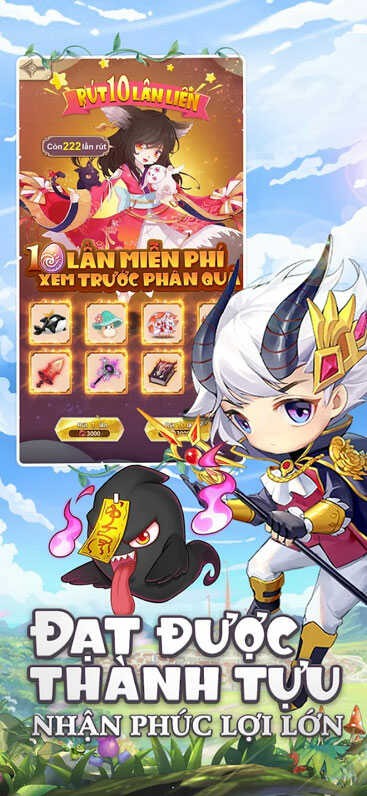 Hoàn thành thành tích, nhận phần thưởng hấp dẫn