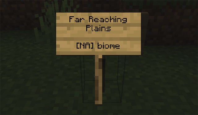 Biến cả 1 biome rộng lớn thành khu vực riêng, có tên với Named Areas Mod