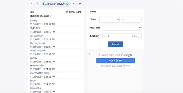 Bạn có thể tra cứu lịch sử tên của tài khoản Minecraft