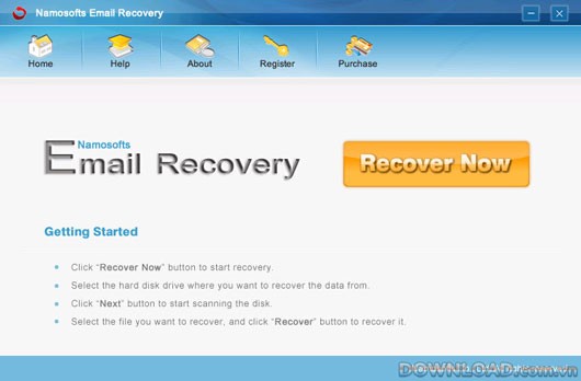 Namosofts Email Recovery