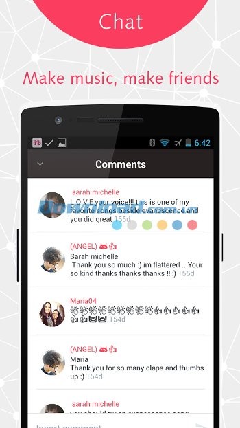 Trò chuyện với bạn bè trên Nana cho Android