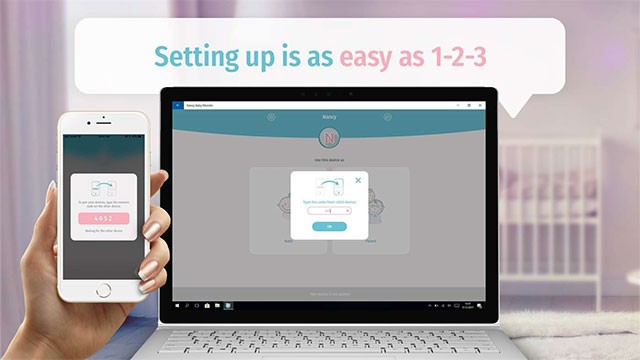 Thiết lập Nancy Baby Monitor siêu nhanh qua 3 bước đơn giản