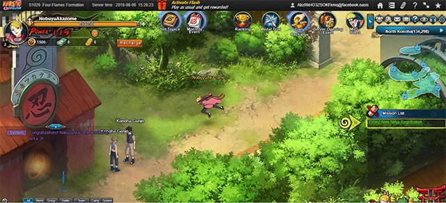 Game chiến thuật theo lượt Naruto Online