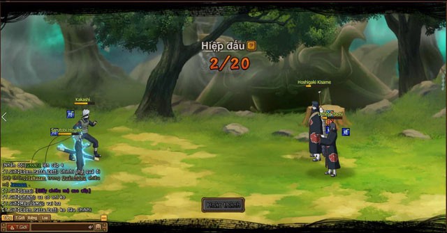 Các hiệp đấu được chia nhỏ trong mỗi ván đấu