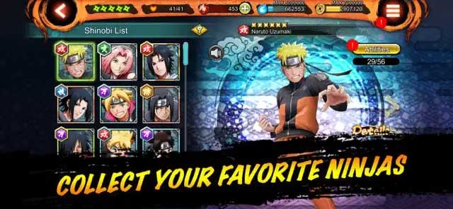 Thu thập các nhân vật yêu thích của bạn trong thế giới Naruto