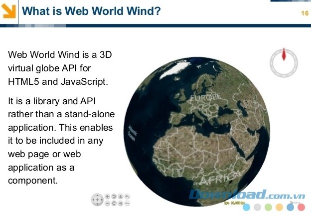 Web khám phá địa cầu và thiên văn miễn phí NASA WorldWind