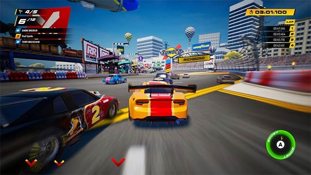 NASCAR Arcade Rush là game đua xe chuyên nghiệp, đậm chất Mỹ