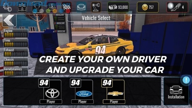 Chọn tài xế của riêng bạn và nâng cấp xe hơi