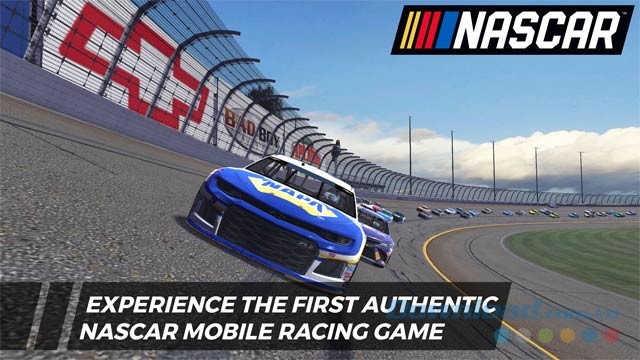 Trải nghiệm game đua xe NASCAR chính tông trên di động