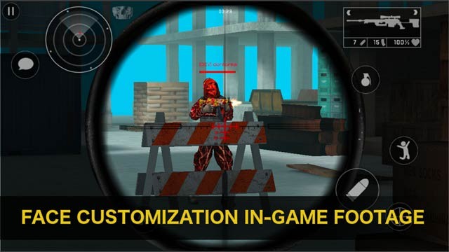 Tùy biến khuôn mặt nhân vật người lính trong game với ảnh của bạn