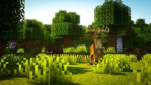 Mod Naturalist bổ sung nhiều loài động vật như Gấu, Chim, Bướm, Hươu, Rắn,... vào trò chơi