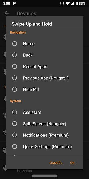 Cử chỉ vuốt và giữ