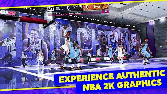 Trải nghiệm đồ họa NBA 2K đích thực