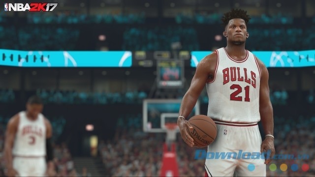 Tham gia vào các trận đấu bóng rổ chân thực đáng nhớ trong game thể thao NBA 2K17 cho máy tính