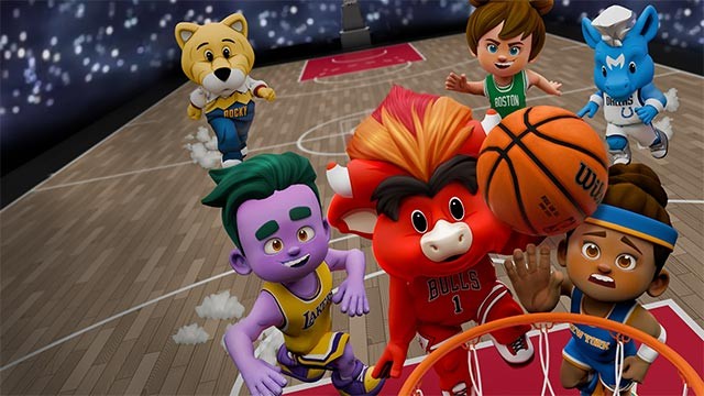 NBA Bounce là trò chơi bóng rổ NBA vui nhộn cùng các linh vật được yêu thích