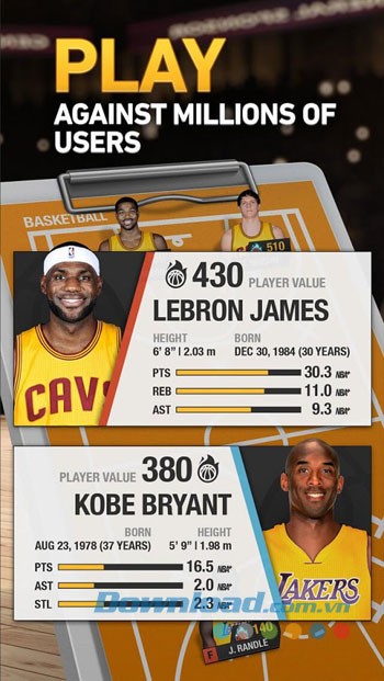 Cạnh tranh với hàng triệu game thủ trên toàn thế giới trong NBA General Manager 2016