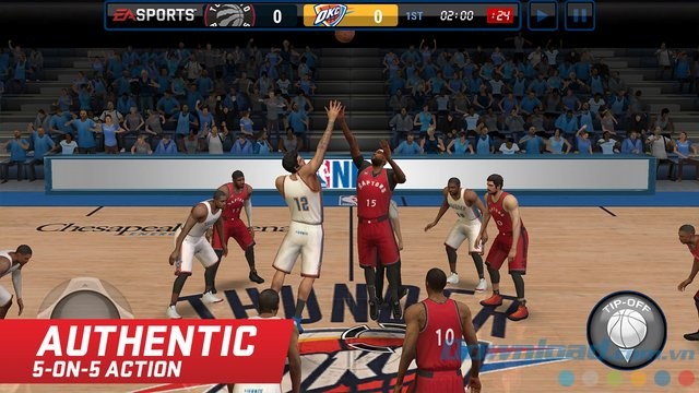 Game bóng rổ chân thực