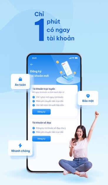 Nhanh chóng đăng ký tài khoản