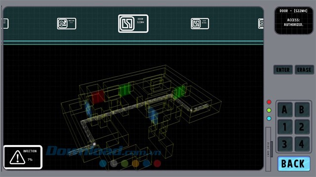 Khám phá các khu vực trong game giải đố hành động NDE Rescue cho máy tính