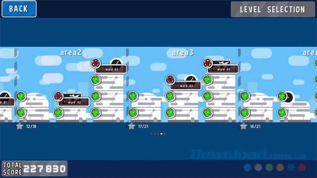 Lựa chọn bài chơi trong game hành động giải đố NDE Rescue cho Mac