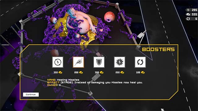 Lựa chọn cơ chế tránh né hay tiếp xúc để tiếp cận với các gói nâng cấp khác nhau trong Near the Fear game