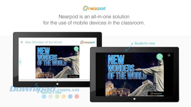Ứng dụng giáo dục miễn phí Nearpod sẽ hỗ trợ cho quá trình giảng dạy và học tập trong lớp học