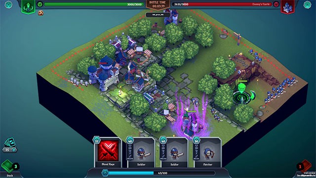 Thu thập thẻ bài và sử dụng linh hoạt trong chiến đấu