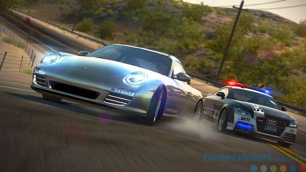 Một cuộc rượt đuổi trong Need for Speed Hot Pursuit