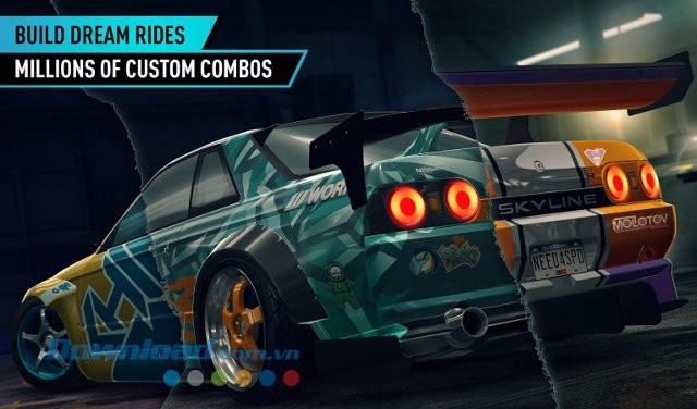 Nâng cấp xe trong Need for Speed: No Limits