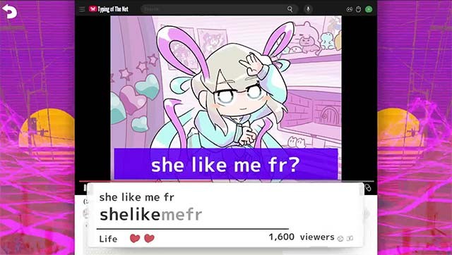 Chinh phục 3 cấp độ từ dễ đến khó trong khi chơi Needy Streamer Overload: Typing of The Net