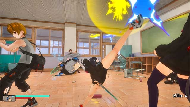 Khiến nhiều bạn cùng lớp phải kinh ngạc với kỹ năng chiến đấu tuyệt đỉnh