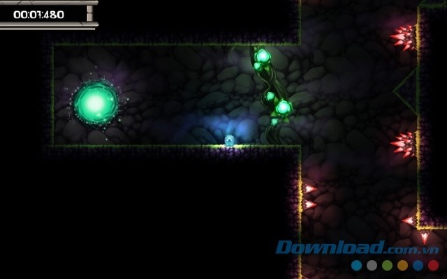 Điều khiển nhân vật trong không gian tối tăm của game phiêu lưu hành động Nekuia cho máy tính